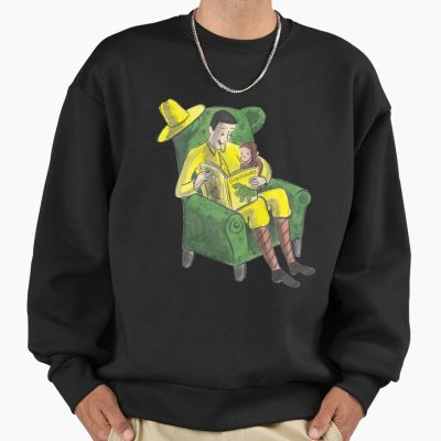 Classic Curious George And The Man With The Big Yellow Hat Sweatshirt