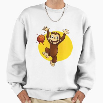 Cute Curious George Character Sweatshirt