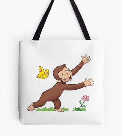 Funny Curious George Friends Tote Bag