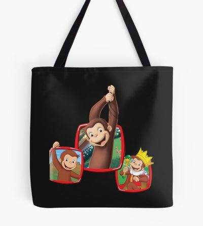 Cute Curious George Smile Tote Bag