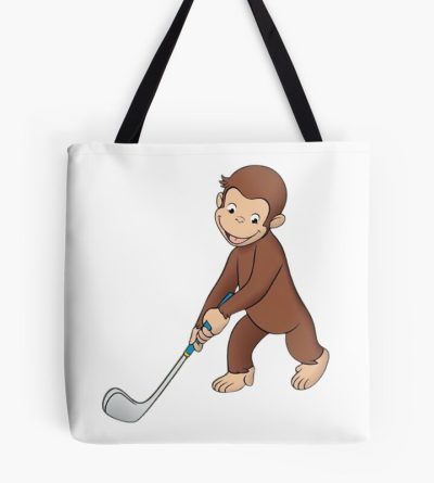 Funny George Playing Golf Tote Bag