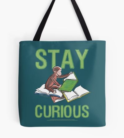 Inspirational Curious George Stay Curious Reading Tote Bag
