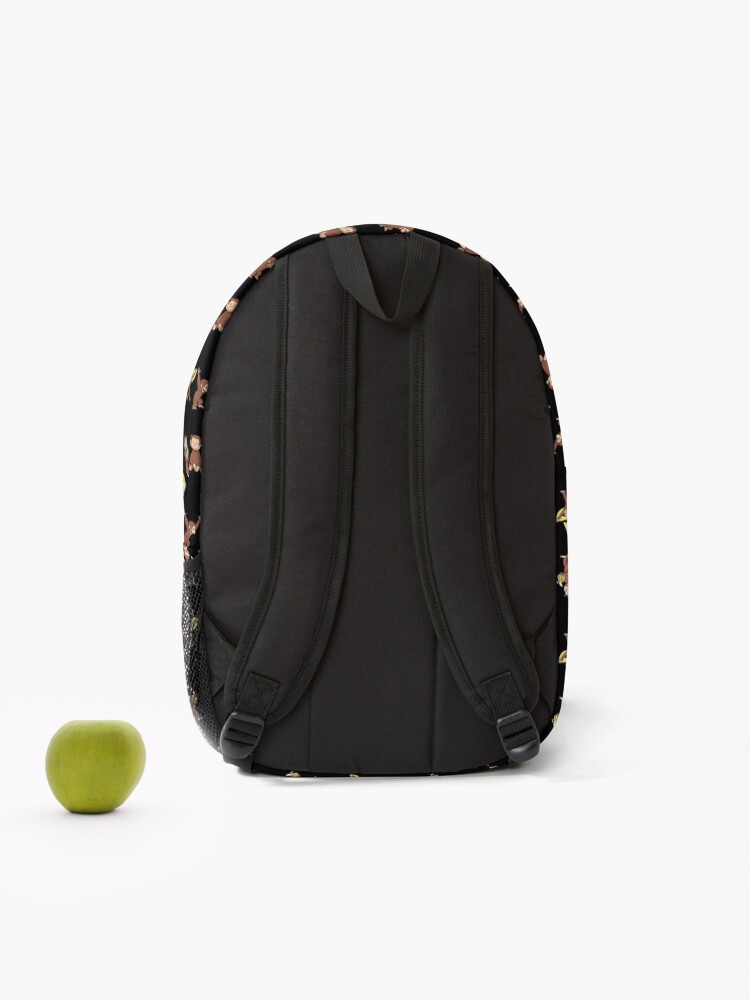 Adorable Curious Monkey Kids Cartoon Backpack - Image 2