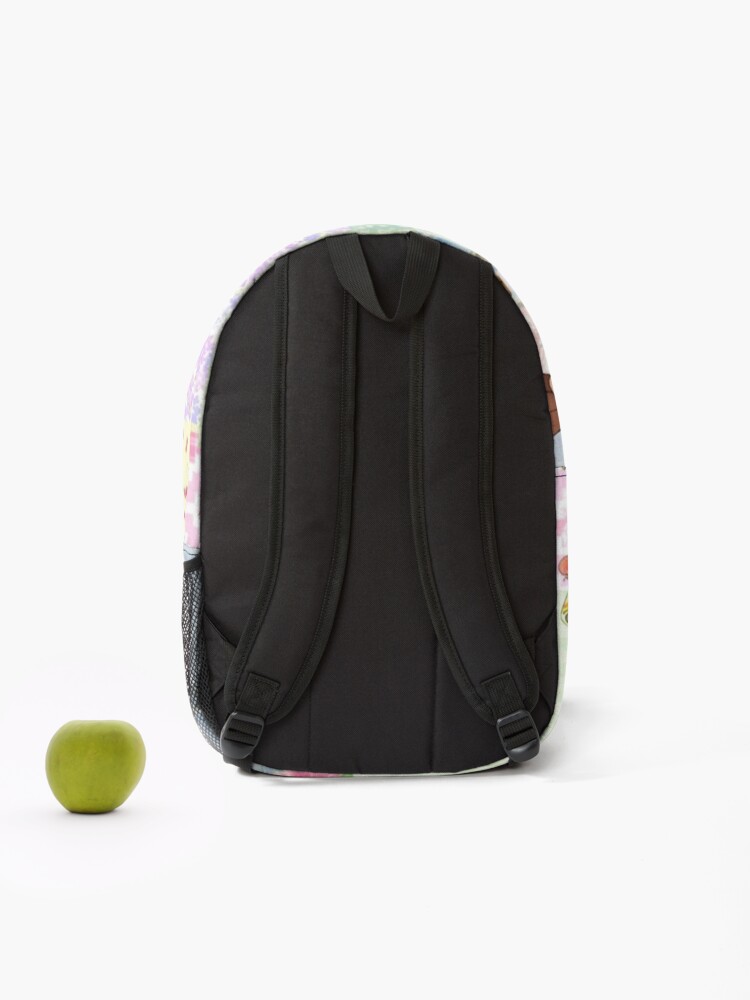 Cute Curious George Collage Backpack - Image 2