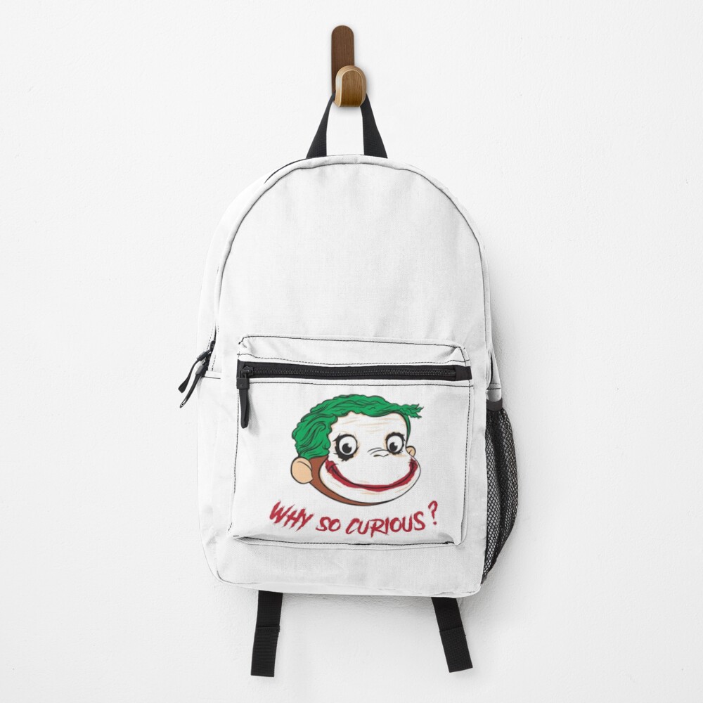 Vintage Why So Curious Artwork Backpack