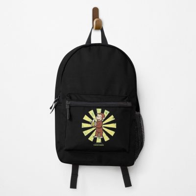 Cheerful Curious George Cartoon Backpack