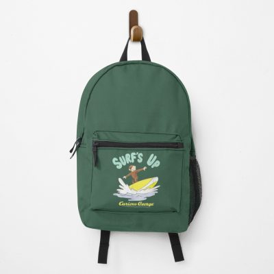 Funny Curious George Surfing Backpack