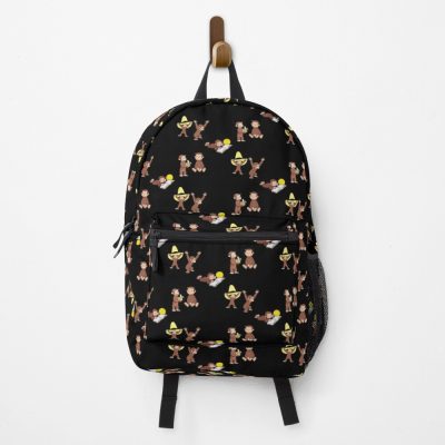 Adorable Curious Monkey Kids Cartoon Backpack