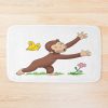Funny Curious George Friends Bath Mat