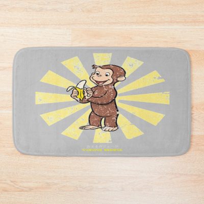 Vintage Curious George Retro Japanese Bath Mat