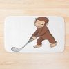 Funny George Playing Golf Bath Mat