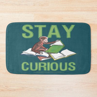 Inspirational Curious George Stay Curious Reading Bath Mat