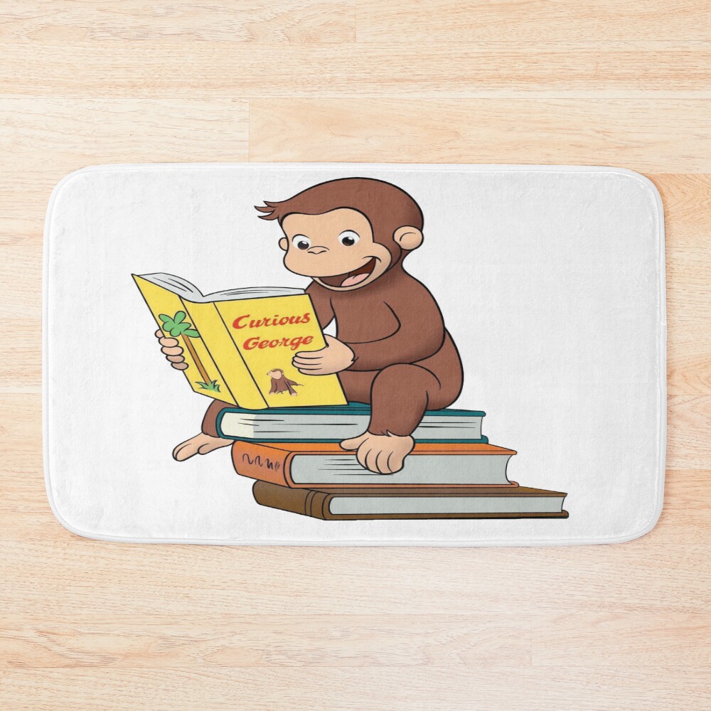 Classic Curious George Character Bath Mat