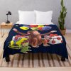 Happy Curious George Birthday Throw Blanket