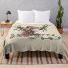 Festive George Christmas Design Throw Blanket