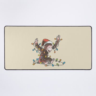 Festive George Christmas Design Mouse Pad