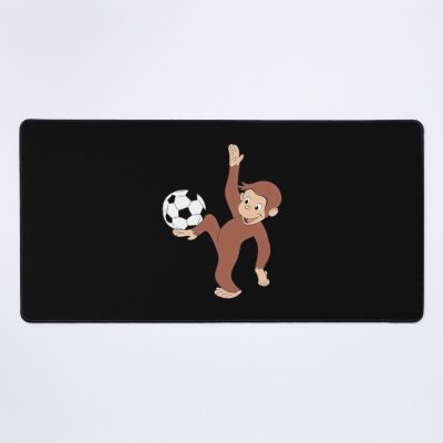 Playful Curious George Adventure Mouse Pad