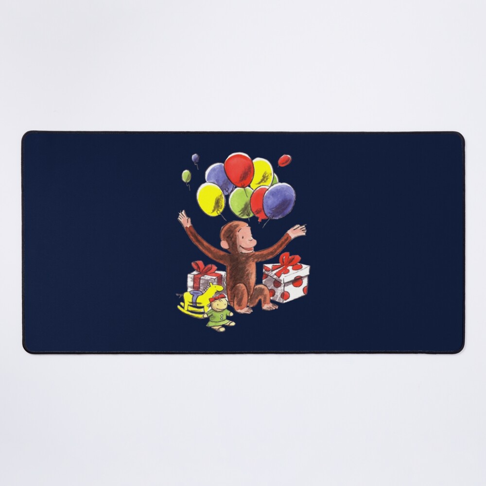 Happy Curious George Birthday Mouse Pad