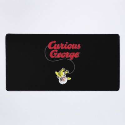 Cute Curious George Space Explorer Mouse Pad