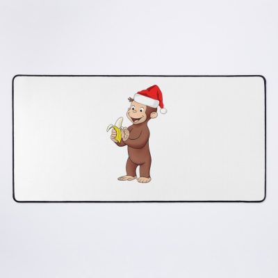 Cute Curious George Winter Banana Mouse Pad