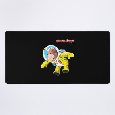 Happy Curious George Astronaut Mouse Pad