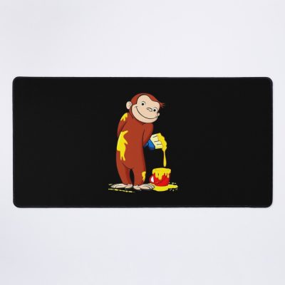 Cute Curious George With Yellow Hat Mouse Pad