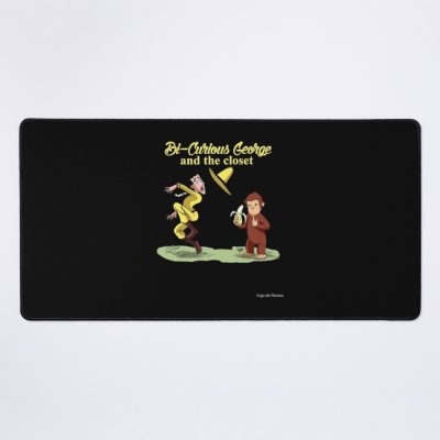 Funny Bi Curious George Parody Mouse Pad