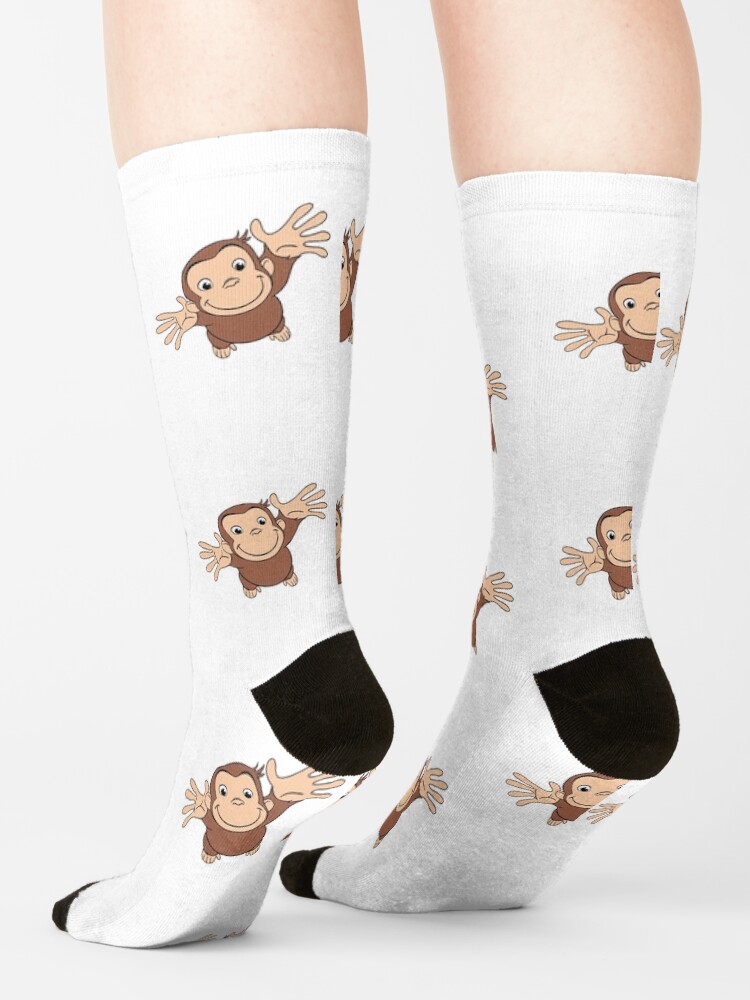 Funny Curious George Character Socks - Image 2