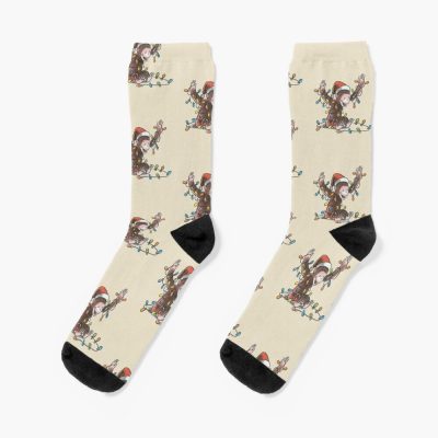 Festive George Christmas Design Socks