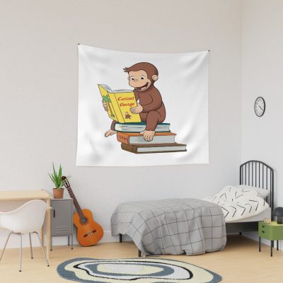Classic Curious George Character Tapestry