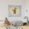 Vintage Curious George Retro Japanese Tapestry