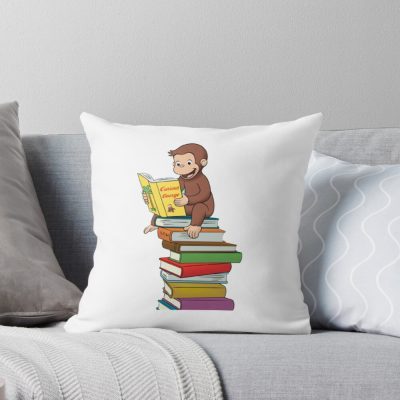 Timeless Curious George Classic Throw Pillow