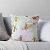 Creative Curious George Collage Throw Pillow