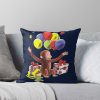 Happy Curious George Birthday Throw Pillow