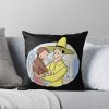 Playful Curious George Characters Throw Pillow